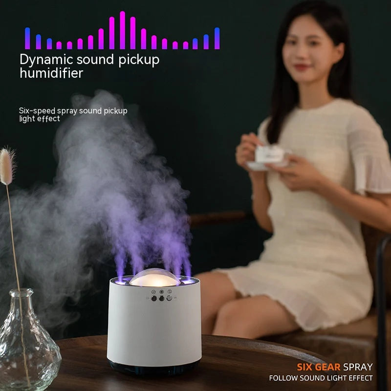 Desktop Mist Humidifier for Office and Home Porous Decor